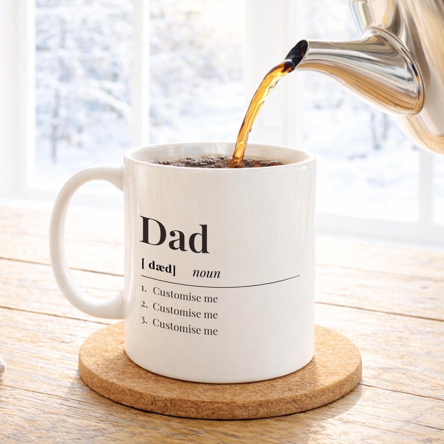 Dad Definition Mug Personalised Fathers Day Gift