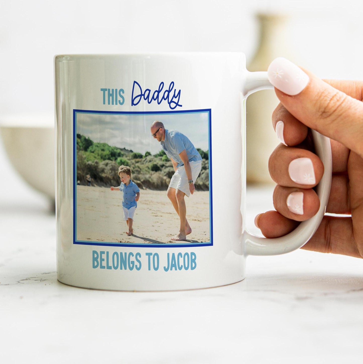 Daddy Photo Mug Personalised with Childrens Names