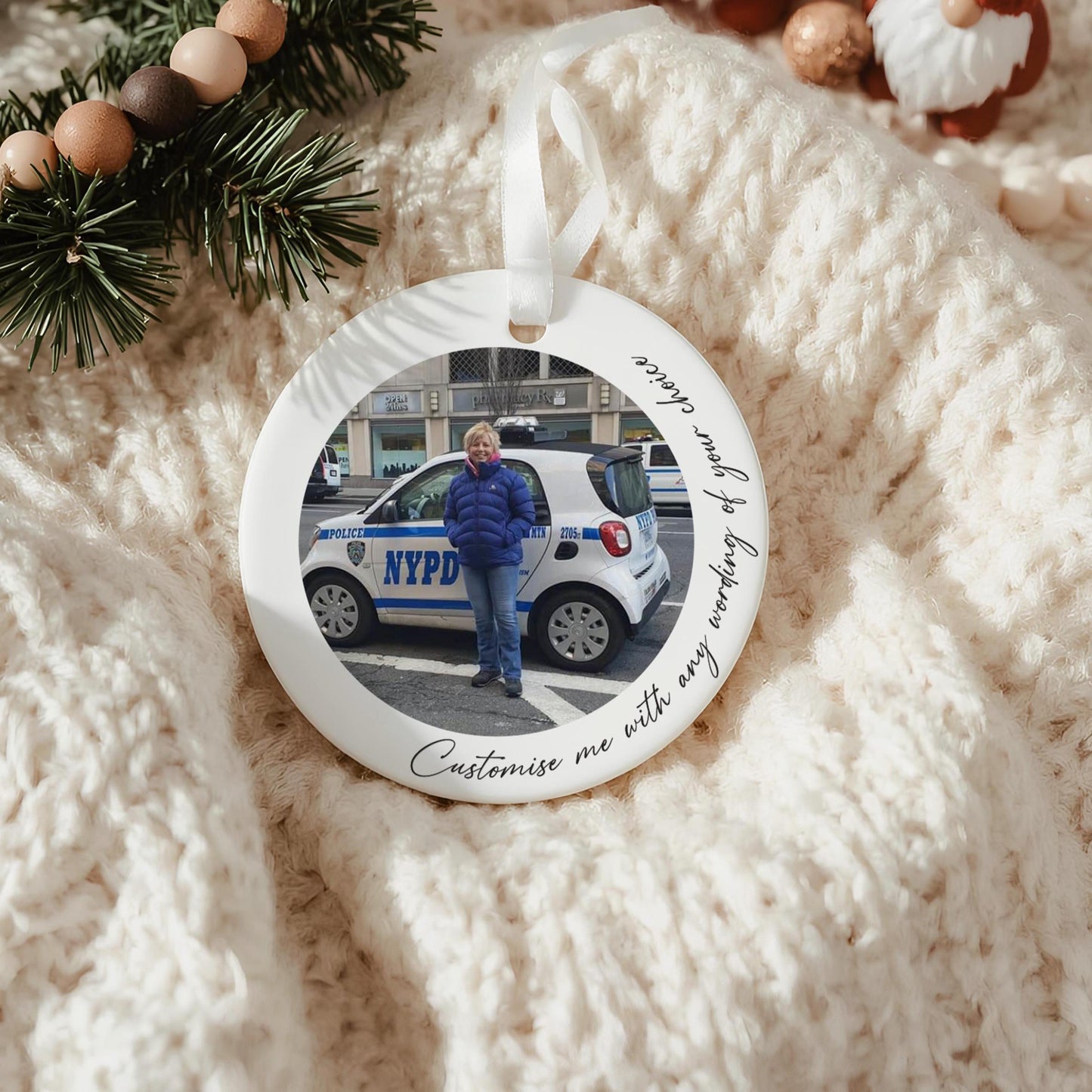 Personalised Memorial Photo Ornament