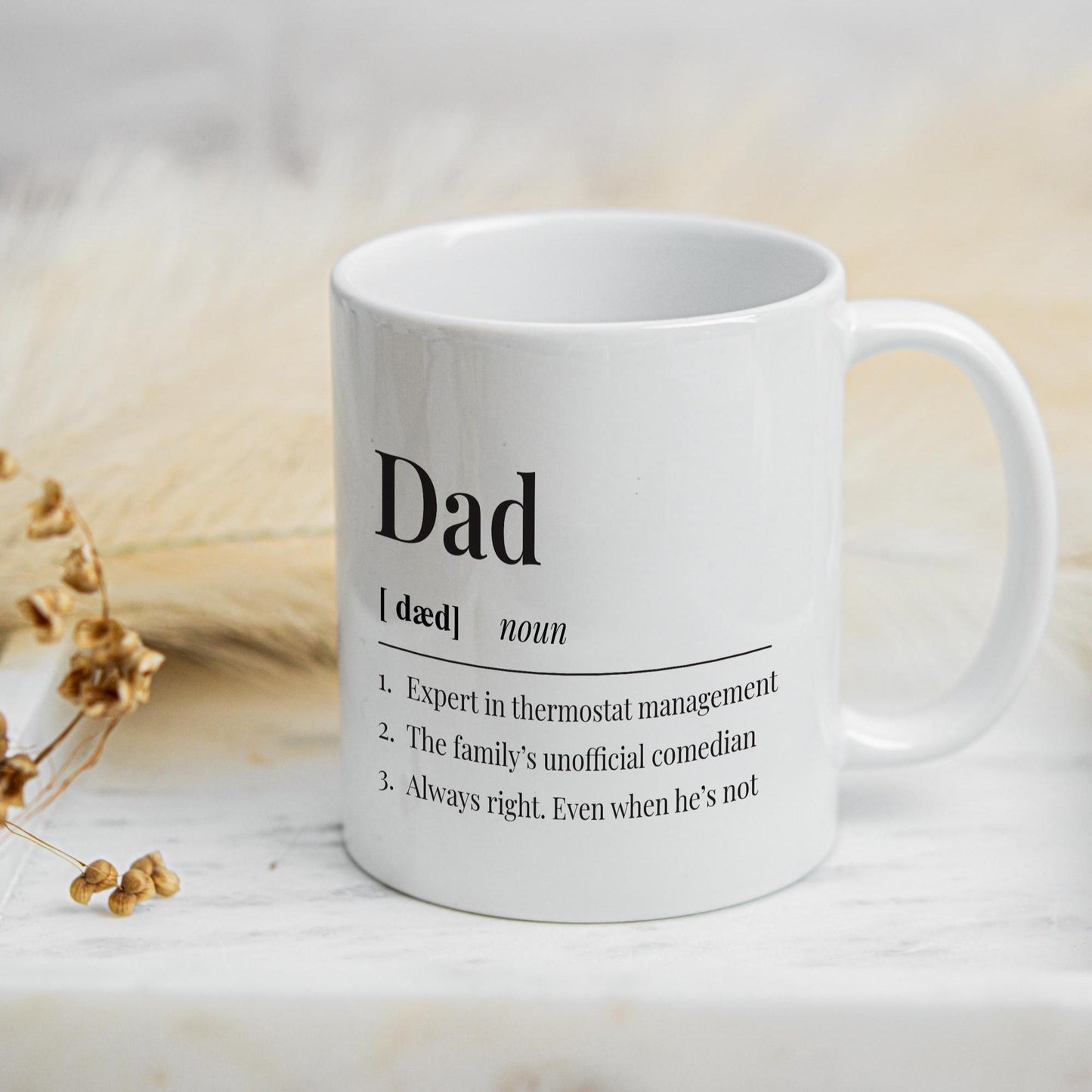 Dad Definition Mug Personalised Fathers Day Gift