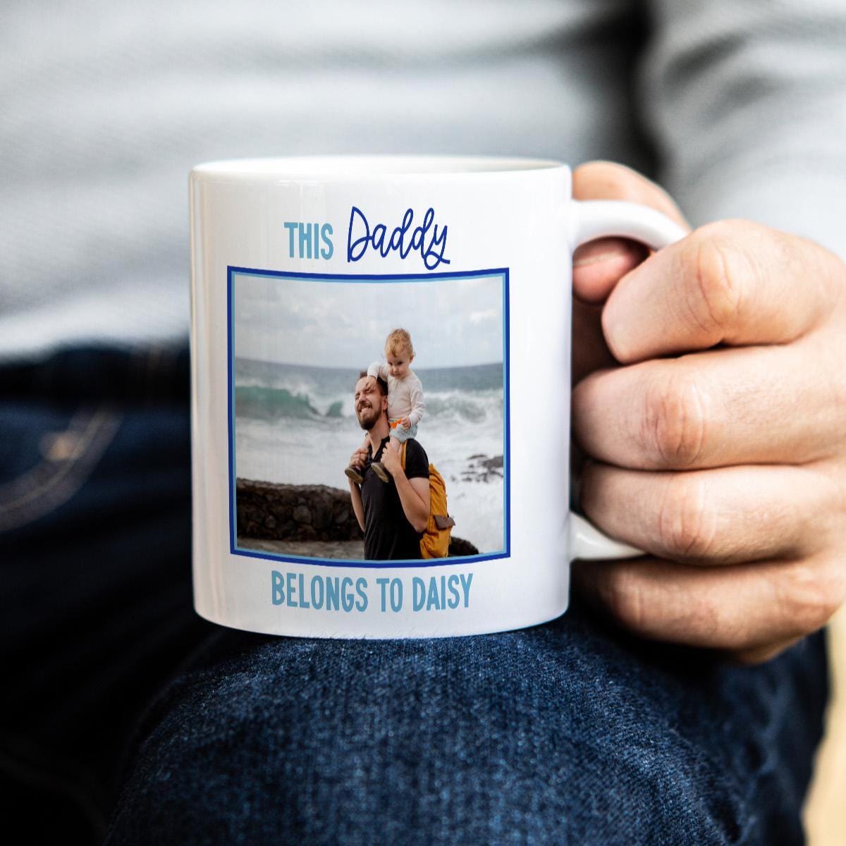 Daddy Photo Mug Personalised with Childrens Names