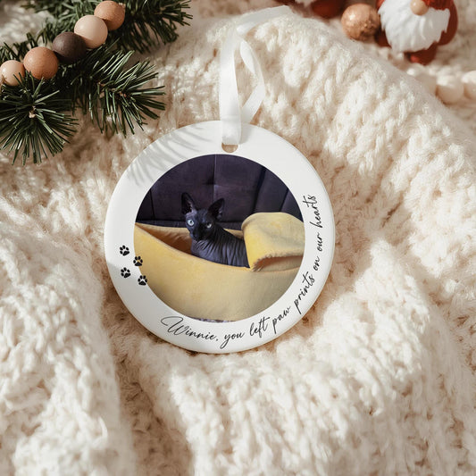 Personalised Pet Memorial Photo Ornament